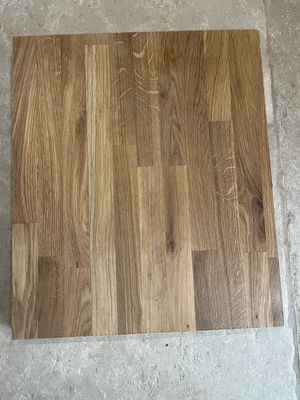 £26.70 • Buy Solid Oak Kitchen Worktop Off Cut 40mm Thick 505mm X 430mm