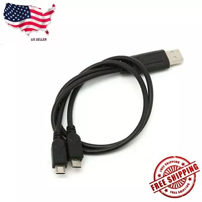 USB Male To Micro USB Dual Male 2 Male Y Adapter USB Male To Micro USB Dual Male • $3.49