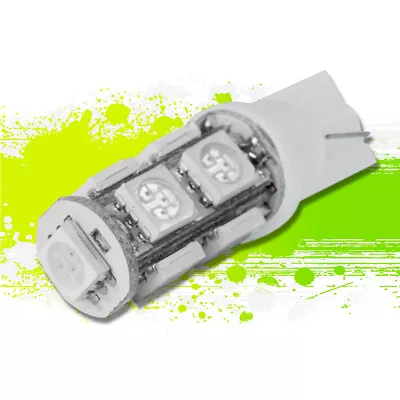 9smd 9 5050 Smd Led T10 W5w 194 White Interior Dome Wedge Light Bulb Upgrade • $4.28