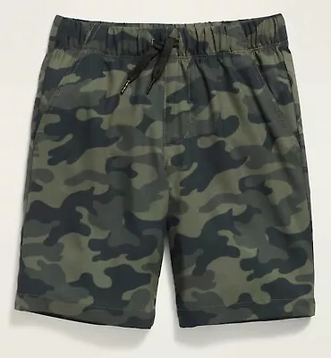 Old Navy Kid Boys Size XS (5) ~ Camo Built-In Flex Tech Jogger Shorts .. $20 • $5.39