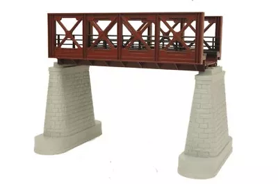 MTH 40-1032 O Gauge Rust Girder Bridge And Bridge Piers LN/Box • $39.99