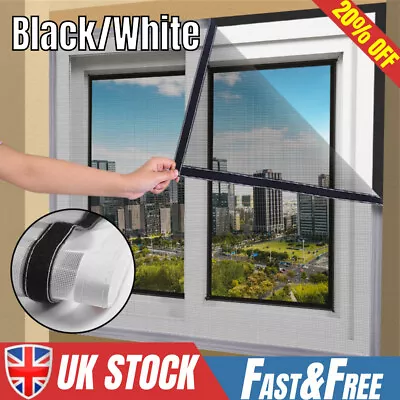 Large White Window Screen Mesh Net Bug MOSQUITO Fly Insect Moth Door Netting HOT • £10.81