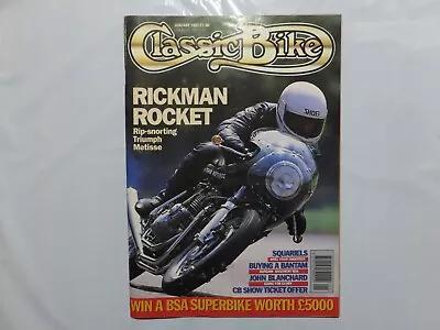 Jan 1992 Classic Bike Magazine Rickman Rocket Triumph Metisse Ariel Four PD • $13.99