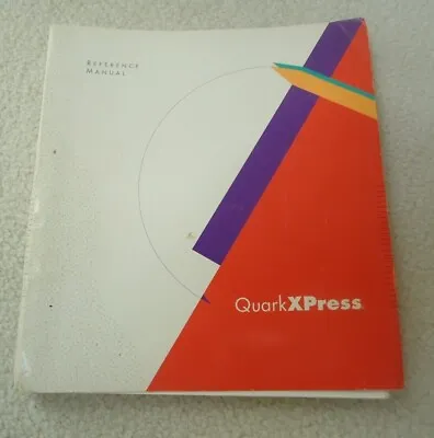 Vintage QuarkXpress Manual 1986-90  • $19.99