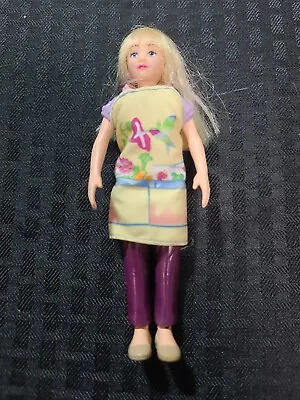 Fisher Price Loving Family Dollhouse BLONDE MOTHER / MOM Figure 2011 C159 • $12.99