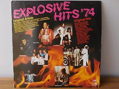 Explosive Hits 74 Vinyl Record LP Compilation ZZ Top Suzi Quatro Paper Lace • $15