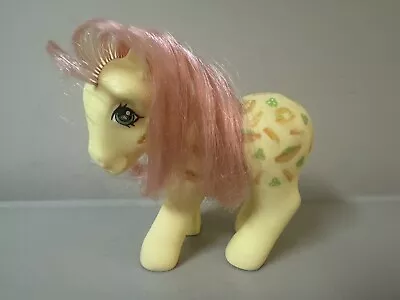 Vintage My Little Pony Munchy Twice As Fancy G1 No Tail Hot Dog Hamburger RARE • $100