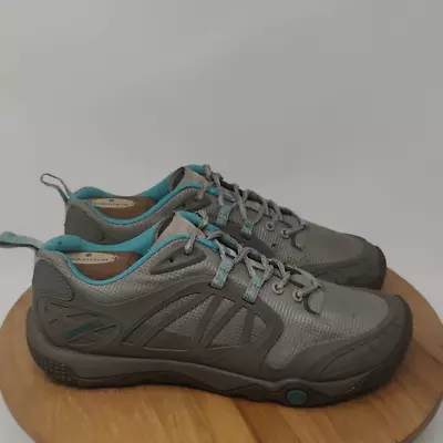 Merrell ProTerra Vim Sport Hiking Shoes- Womens- Size 10- Aluminum Grey-Sneaker • $32