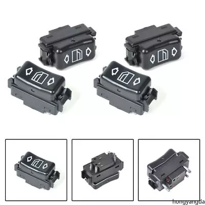 For Mercedes W124 W126 W201 4x Console Power Window Switch 12482045101248204610 • $16.49