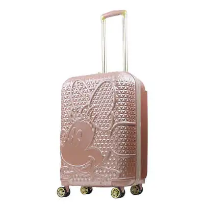 Disney Minnie Mouse FŪL 25  Luggage Spinner Rose Gold • $159.99