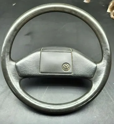 VW Golf 2 Jetta Type 19 Steering Wheel Original VW 191419091AC Large Spline • $39