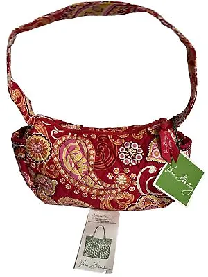 NWT New Vera Bradley ‘Maggie’ Raspberry Fizz Purse Bag Paisley Design $40 MSRP • $21.99