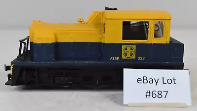 (Lot 687) HO Model Train AHM RSO Diesel Switcher Locomotive Santa Fe ATSF 332 • $7.99