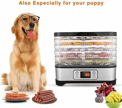 $56.49 • Buy 5Tray Commercial Food Dehydrator Stainless Steel Fruit🍓Jerky Dryer Machine Home