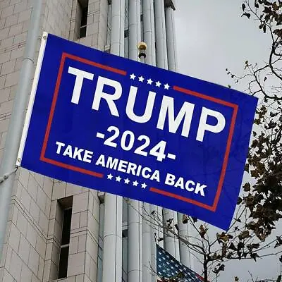 Trump 2024 Flag Double Sided 3x5Ft Donald- Trump Flags Again America Save SALE • $3.50