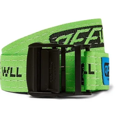 Brand New Off-White - 3.5cm Green Industrial Belt - Men • $399.99