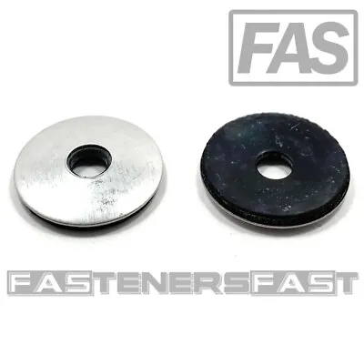 (50) 5/16 X 1-1/8 OD Stainless Steel Washer EPDM Neoprene Rubber Backed-Roofing • $16.86