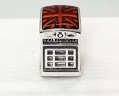 Authentic Pandora Charm Telephone Booth  Call Me  London #791202EN49 • $28.95