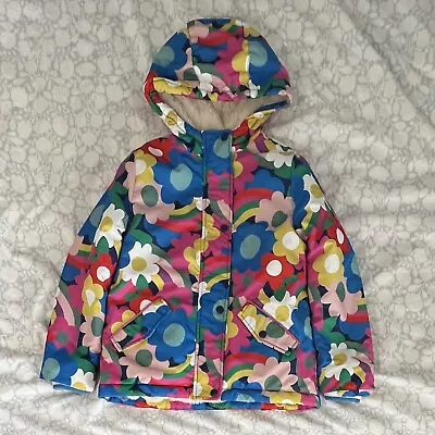 Mini Boden Girls Floral Parka - 7-8Y 128 Cm - Used • $49.99