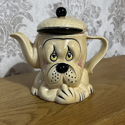 Vintage Retro 1970's Droopy Dog Teapot Kensington P&K - Beige Made In England • £10