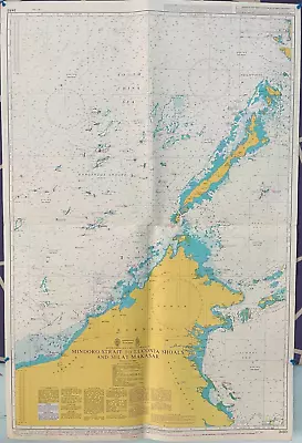 Admiralty 3483 MINDORO STRAIT TO LUCONIA SHOALS AND SELAT MAKASAR WALL Map Chart • $95.95