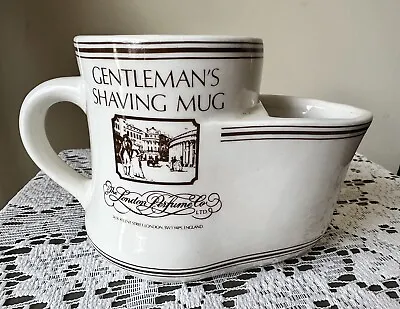  Vintage Gentleman's Shaving Mug Burleigh Ironstone Staffordshire England  • $60