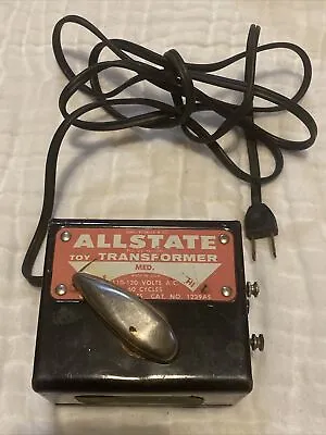 Marx Allstate 1239AS 50 Watt Transformer W/Circuit Breaker Not Tested • $15