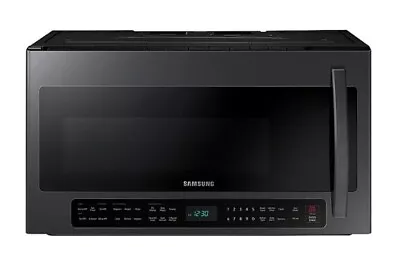 Samsung ME21R7051SG/AA Over-The-Range 2.1 Cu.Ft. Microwave Hood Black Stainless • $299.95