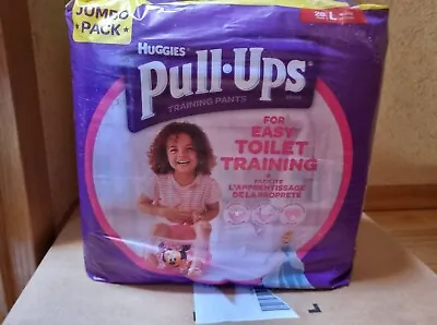28 Vintage Huggies Pull Ups Girl L Old Diapers No Pampers Plastic Diaper • $55