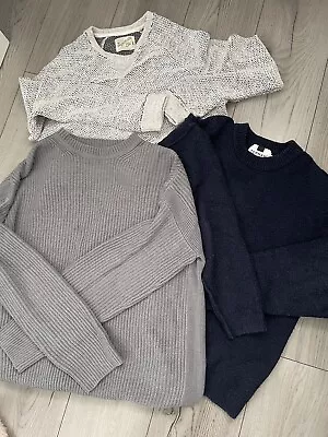 Mens Oversized Jumper Topman X3 Bundle - Size S / Small • £8.99