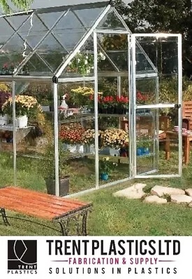 £15.33 • Buy CLEAR Acrylic & Polycarbonate Shed Greenhouse Windows Plastic Sheet Perspex