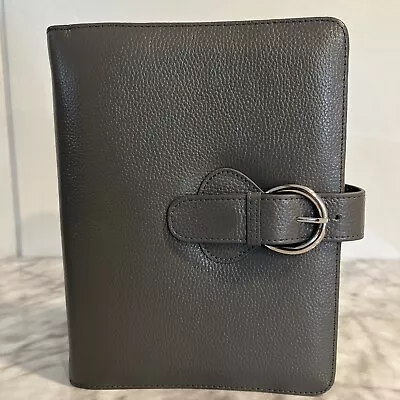 Franklin Covey CO AVA 7 Ring Binder 1 1/4” Charcoal Retail $89 Item: 45807 • $20.30