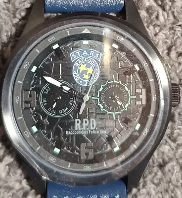 Resident Evil BIOHAZARD S.T.A.R.S Model Wristwatch Supergroupies Used • $497