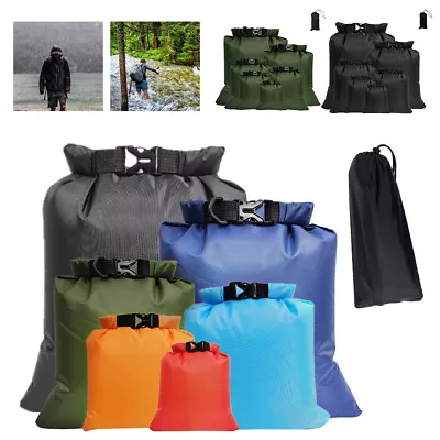 $21.45 • Buy Waterproof Dry Bags Sack Canoe Kayak Camping Hiking Cycling Fishing Sailing SQ