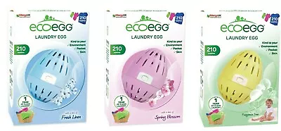 Ecoegg Laundry Egg 210 / 720 Washes Fragrance Free Fresh Linen Spring Blossom • £14.99