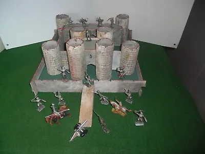 £42.50 • Buy Vintage Triang - Rare No.5 Fort Harlech Wooden Castle - 16X Knights - Cannon