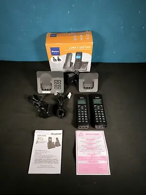 Binatone Luna 1205 Twin Digital Cordless Telephone Landline Answering Machine • £14.99