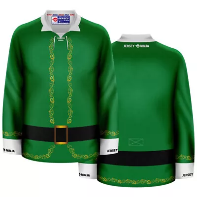 Christmas Elf Outfit Hockey Jersey • $99.95