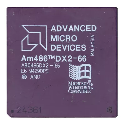 Processor CPU AMD 80486 AM486 DX2-66 A80486DX2-66 66Mhz 168 Socket • $80.59