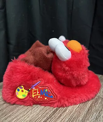 Elmo Slippers Little Kids Large 9-10 • $9.99