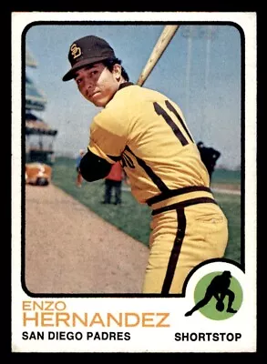 1973 Topps Baseball #438 Enzo Hernandez EX *d8 • $2