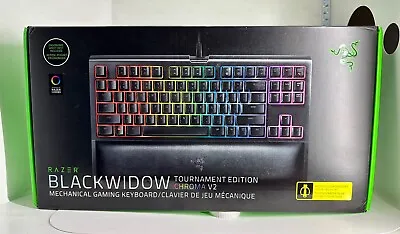$89 • Buy Razer BlackWidow Tournament Chroma V2 Mechanical Gaming Keyboard - YELLOW Switch