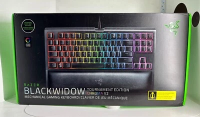 $89 • Buy Razer BlackWidow Tournament Chroma V2 Mechanical Gaming Keyboard - YELLOW Switch