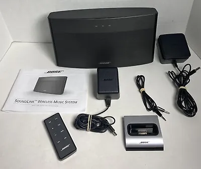 Bose SoundLink Wireless Music System Portable Bluetooth Speaker W Remote Tested • $159.99