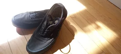 Canvass All Black Vans UK Size 7 • £0.99