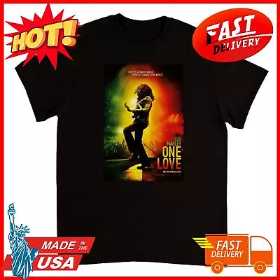 Vintage Bob Marley One Love Short Sleeve T-shirt Black SP492 • $22.99