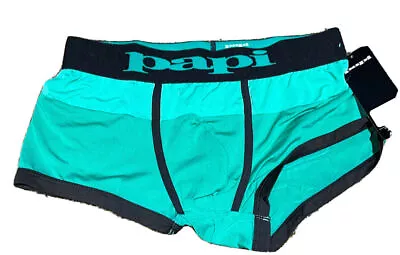 Papi Brazilian Trunks -Men's Low Rise Underwear Waves Color Block M BNWT • $4.73