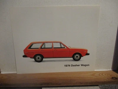 $6.10 • Buy VW Dasher Wagon. 2 Page Leaflet. 1974