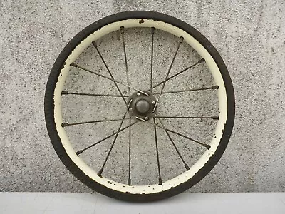 Old Wheel For Old Hand Cart Pram Doll Carriage Spokes Tyres • $35.04