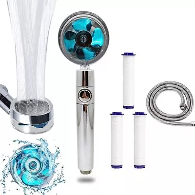 $24.99 • Buy Hydro Jet Power High Pressure Shower Head, The Fiji Fan Turbo Spa Drive S